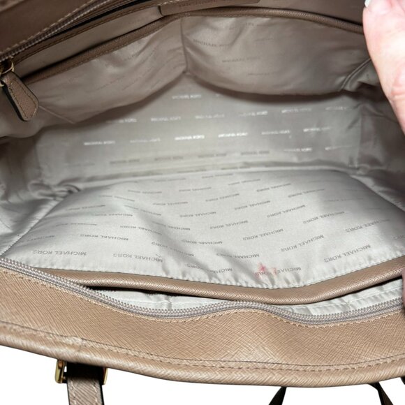 MICHAEL KORS Jet Set 10x16 Multifunction Zip Saffiano Tote Shoulder bag - Picture 8 of 10